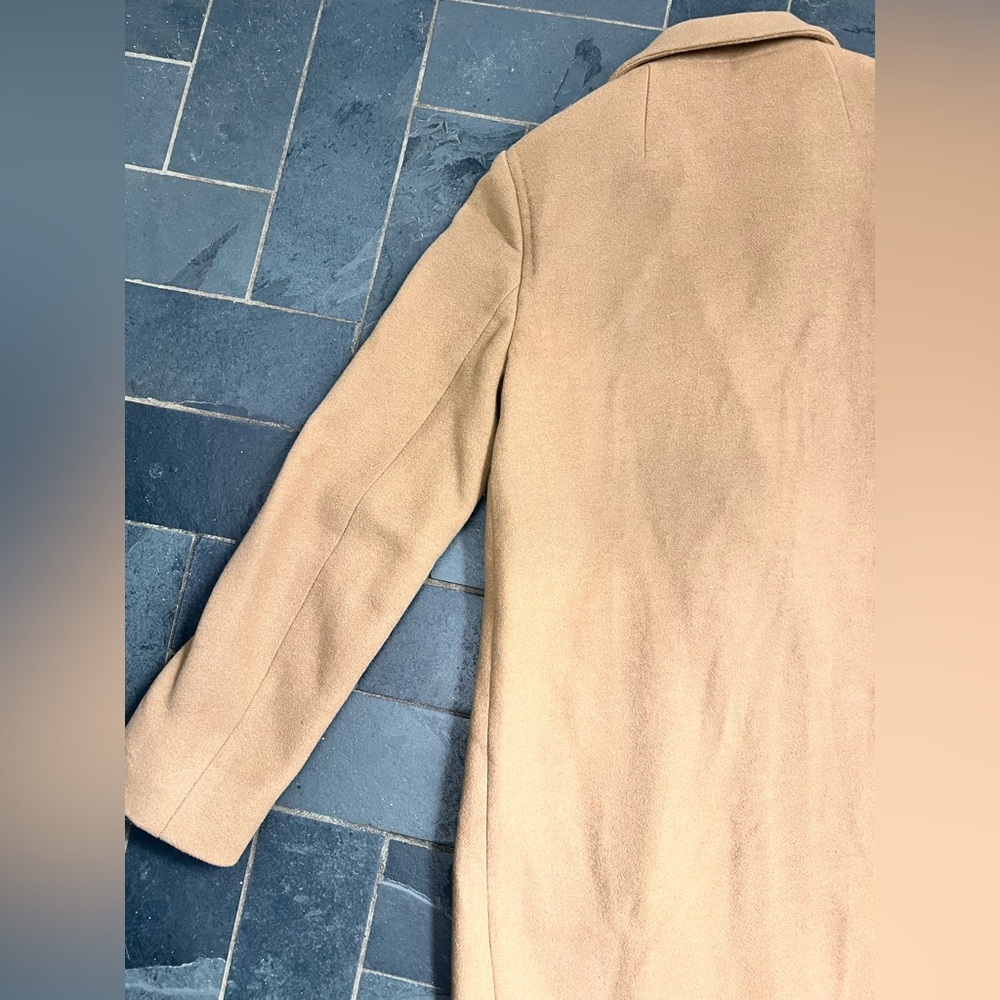 Aritzia Babaton tan camel wool coat size small - Picture 11 of 15